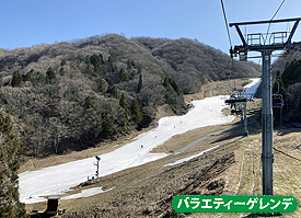 バラエティーゲレンデ（リフトから）