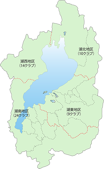 県内地域別クラブ数